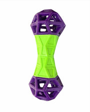 Holy Paws: Fun 'n' Play Geometric Dumbbell Dog Toy